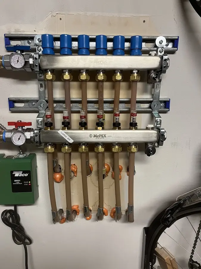 Plumber performing Leak Detection at a residential property in Middletown